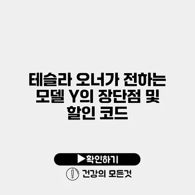 테슬라 오너가 전하는 모델 Y의 장단점 및 할인 코드